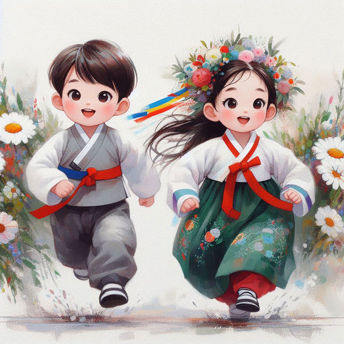 페인팅 일러스트스타일